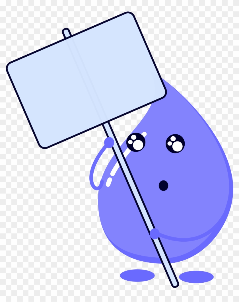 Water Drop Clipart Rain Droplet - Clip Art Water Drop #587280
