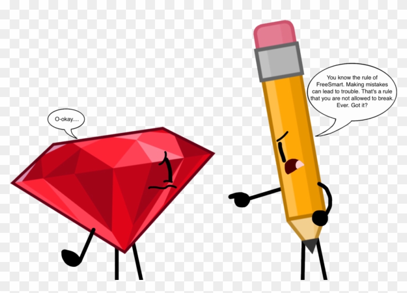 No More Mistakes, Ruby By Sugar-creatorofsfdi - Bfdi Ruby X Book #587319