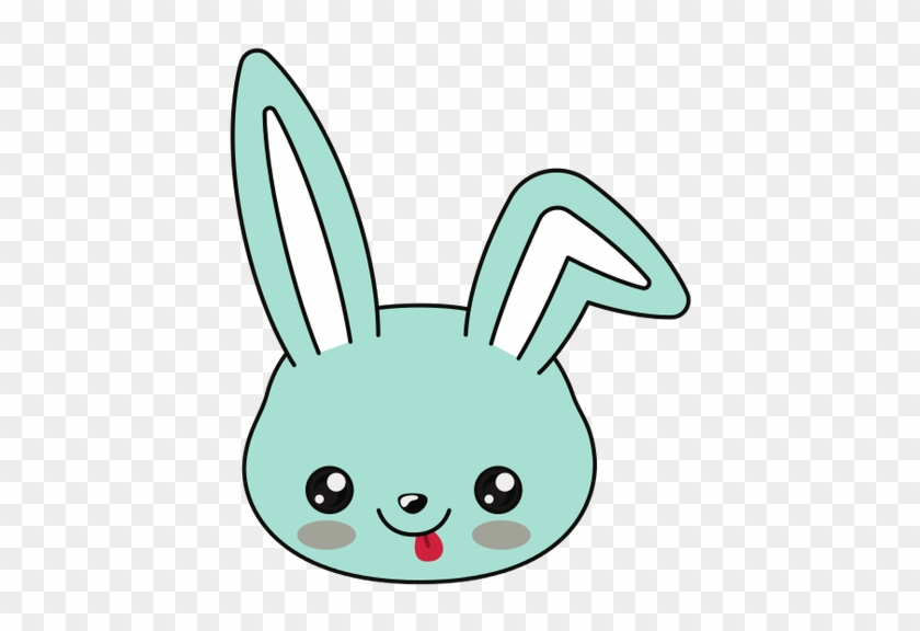 Rabbit Kawaii Cartoon Design - Cara Del Conejo Dibujo #587357