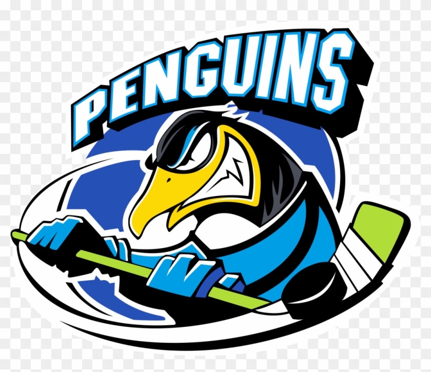 The Penguins Are A Local Hockey Team Made Up Of Players - Penguins Ice Hockey Logo #587382