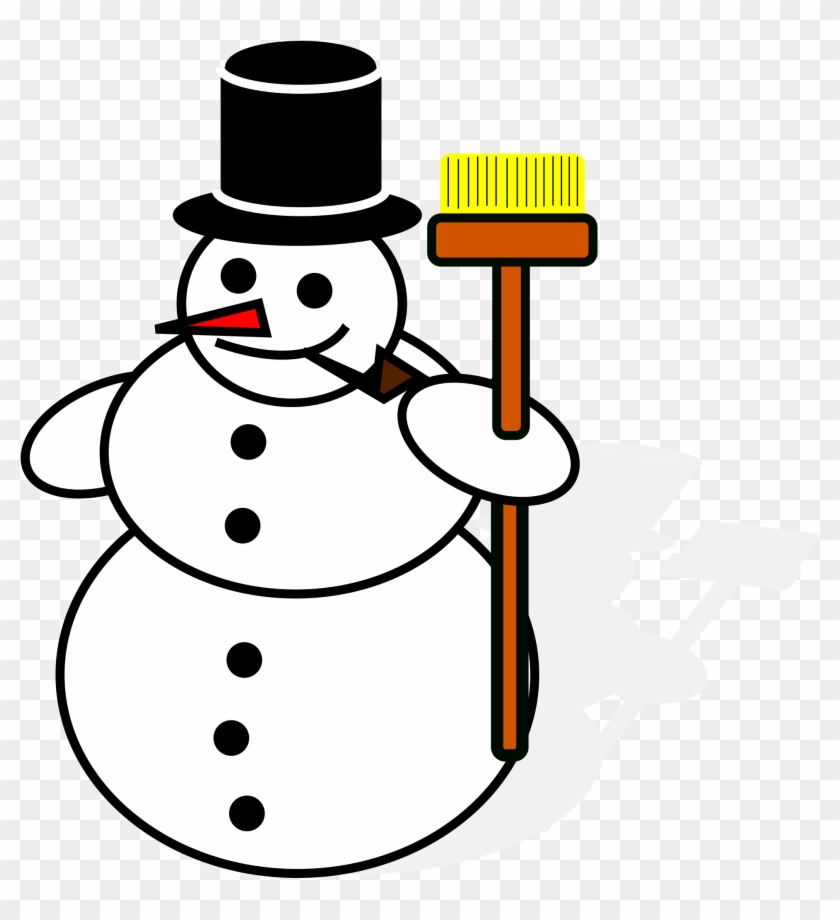 A Picture Of A Snowman - Drawing For Snowman #587396