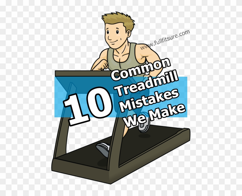 Treadmill Mistakes - Fitness Cartoon #587441