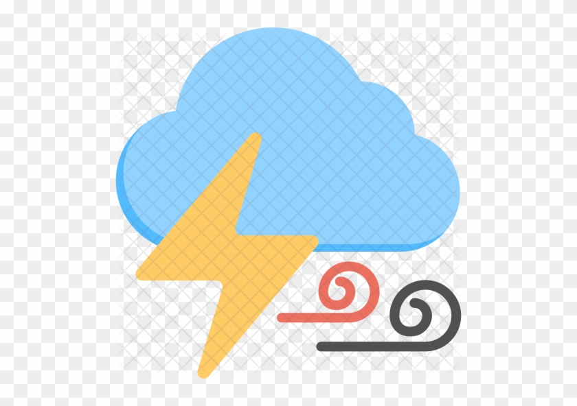 Stormy Weather Icon - Stormy Weather Icon #587486