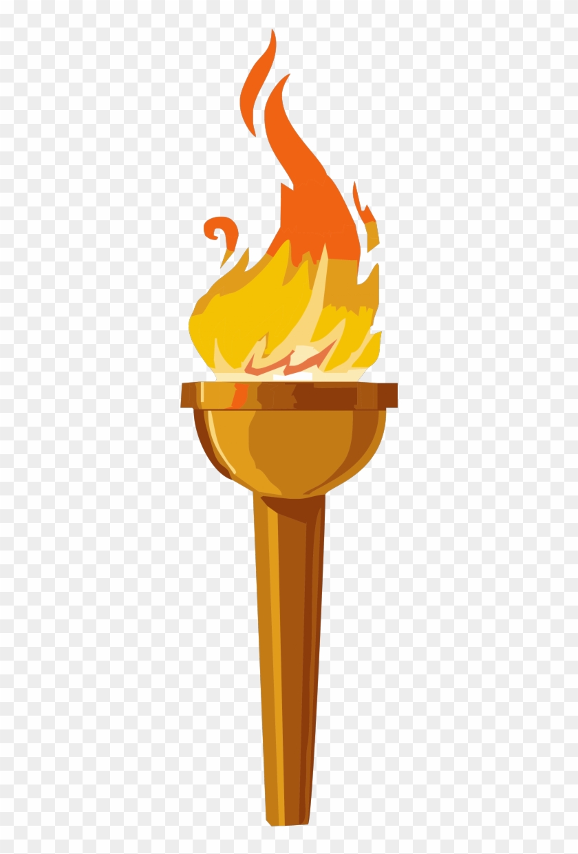 Family Fun Olympic Fun - Olympic Torch Clip Art #587505