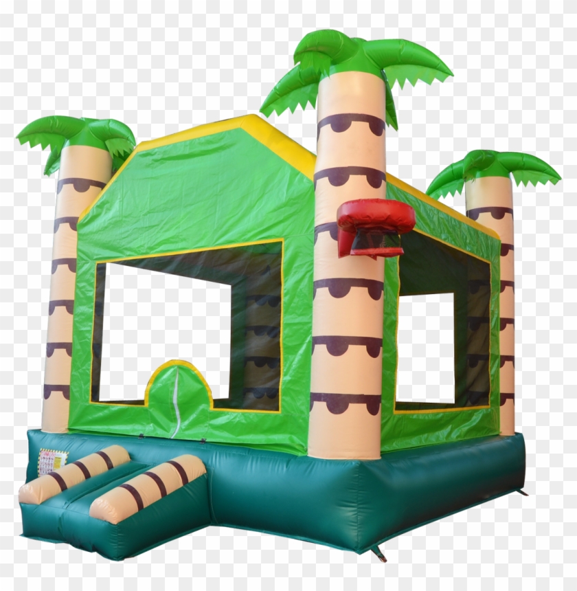 15′ X 15′ Tropical Bounce House - Jungle Gym #587673