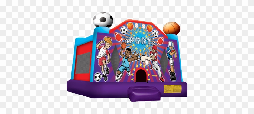 *sports Bounce - Ninja Jump Sports Usa Bounce House #587679