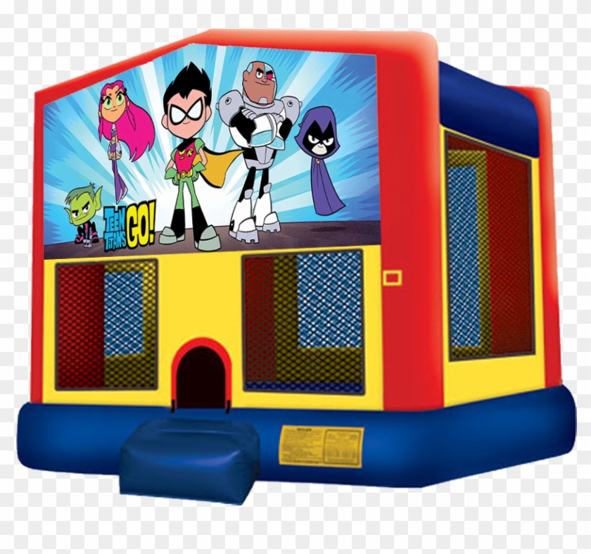 Teen Titans Go Bounce House Rentals In Austin Texas - Pj Mask Bounce House #587696