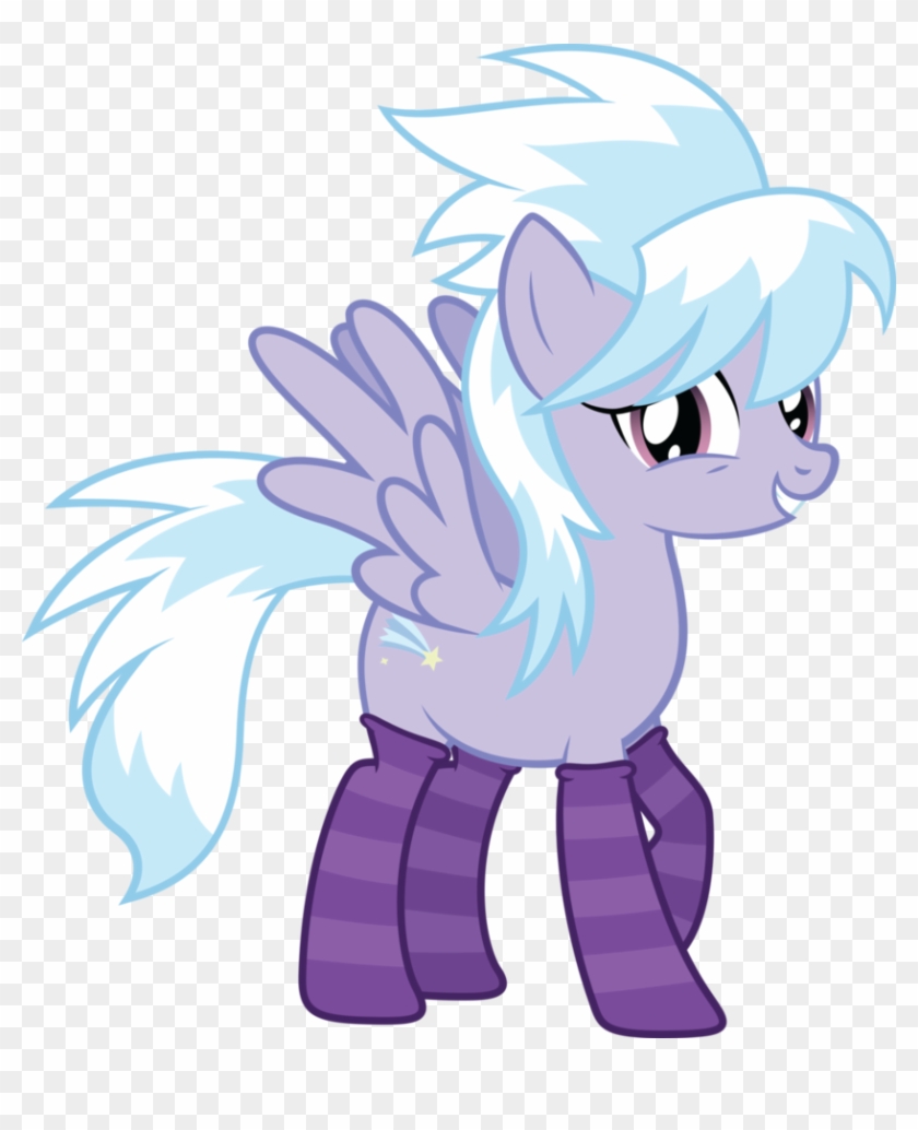 Wanna Fly By Quanno3 On Deviantart - Mlp Cloud Chaser In Socks #587751