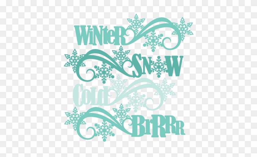 Winter - Cricut #587787