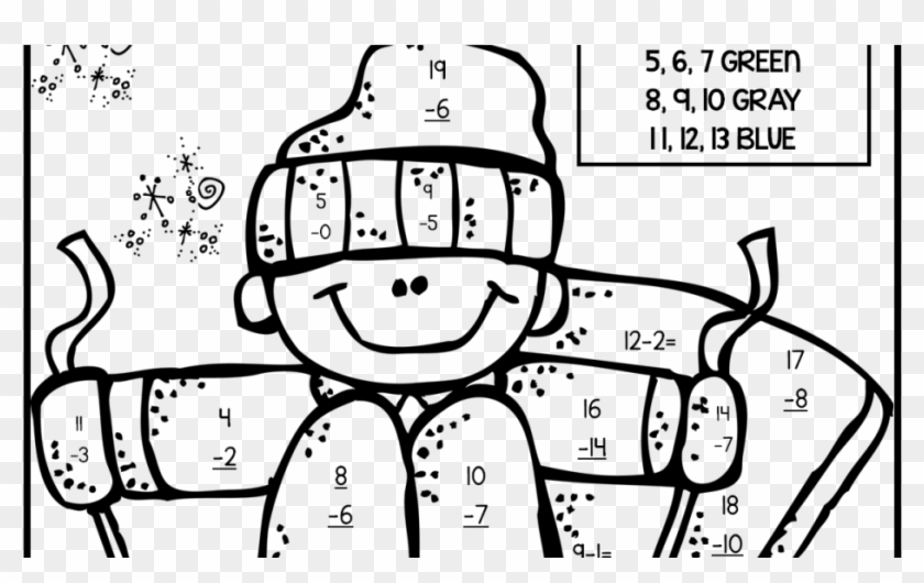 free math coloring pages 1st grade