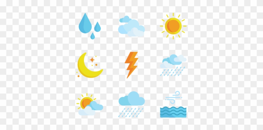 Vector Weather Png Images - Flat Weather Icon Png #587869