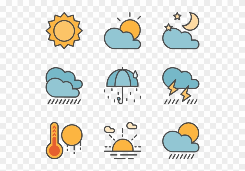 Weather Forecast - Weather Forecast Icons Png #587918