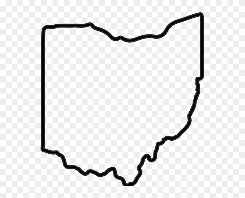 Black Outline Of Ohio #587992