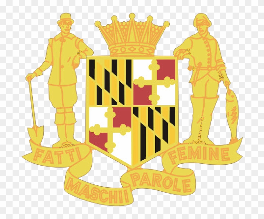 Coat Of Arms Of The Maryland Army National Guard - Maryland Army National Guard Unit Crest #588150