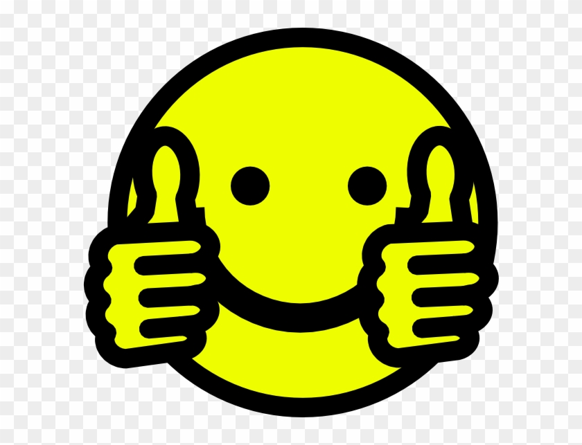 Smiley Face With Mustache And Thumbs Up - Clipart For Thumbs Up #588160