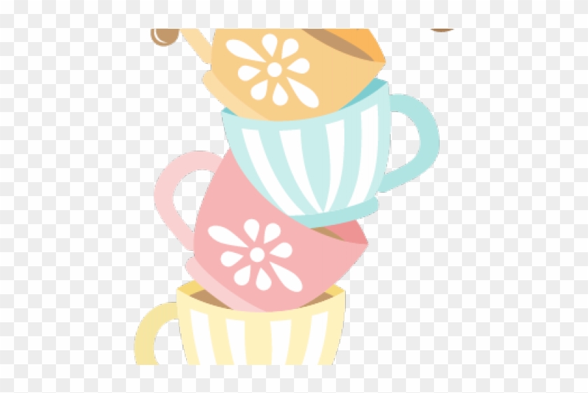 Tea Party Clipart Children's - Tea Cups Clipart Png #588202