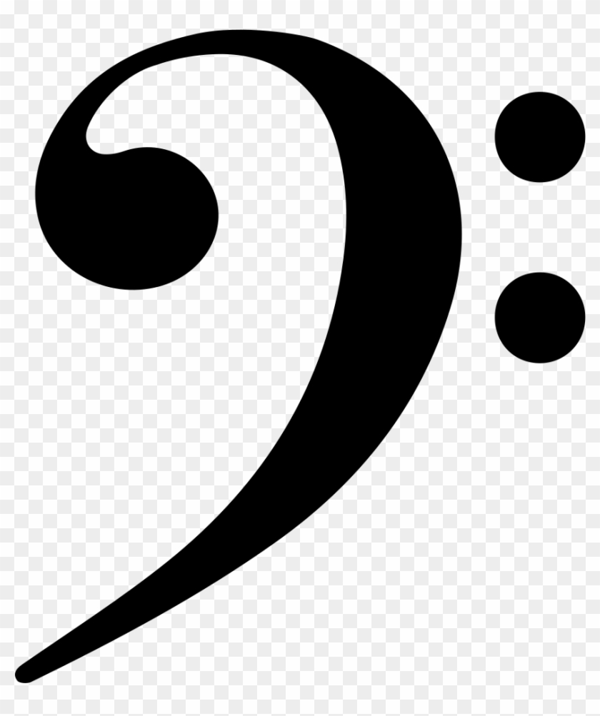 Open - Bass Clef Clip Art #588270