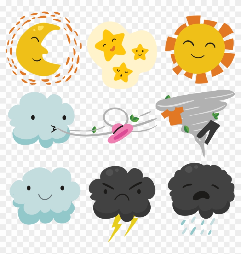 Weather Forecasting Euclidean Vector Wind - Cute Clouds #588282