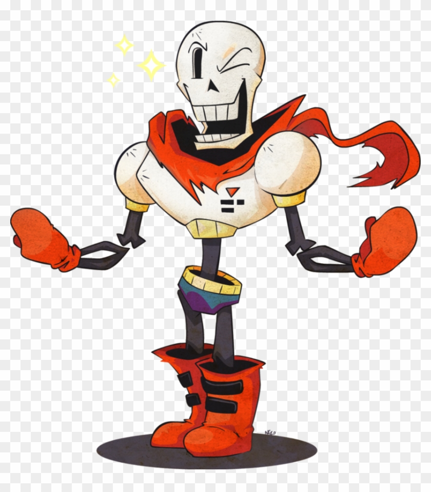The Coolest Friend In The Underground By Nkognz-d9behg6 - Papyrus Undertale Png #588482