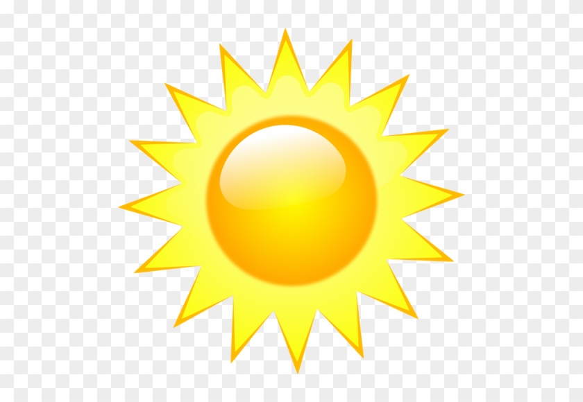 Vector Image Of Weather Forecast Color Symbol For Sunny - Weather Symbols #588512