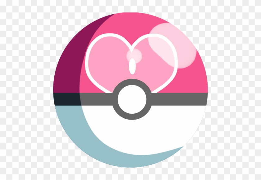 Love Ball By Yakumokaiba - Pokeball With Heart #588523