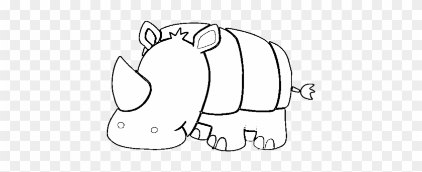 Latest Rhino Coloring Pages Printable Baby Page Coloring - Rhino Face Coloring Page #588610