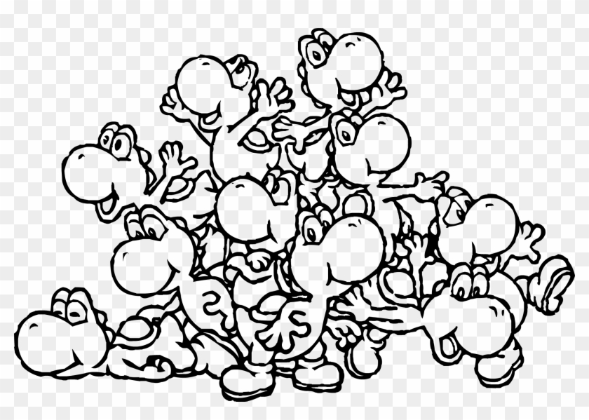 Baby-yoshi Coloring Pages 11,printable,coloring Pages - Coloring Pages Mario Kart Yoshi #588629