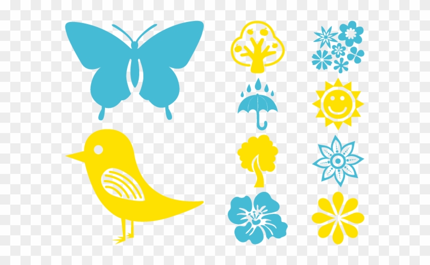 Vector Weather Forecast 585*438 Transprent Png Free - Graphics And More Hibiscus Flower Simple Wall Vinyl #588664