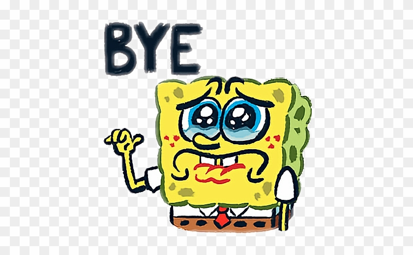 Bye Bobesponja Sad Amarillo Tumblr - Spongebob Squarepants #588679