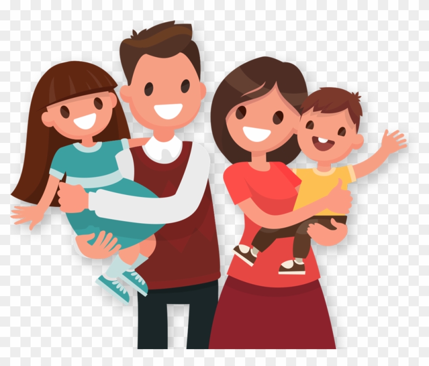 Reach More Parents And Increase Enrollments With The - Cartoon Family House  - Free Transparent PNG Clipart Images Download