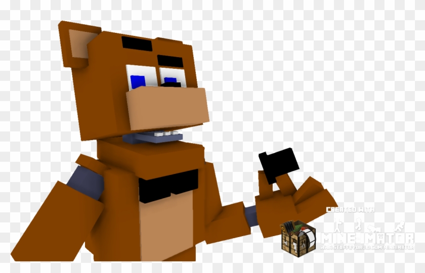 Freddy Fazbear Made In Mine-imator - Five Nights At Freddy's #588873