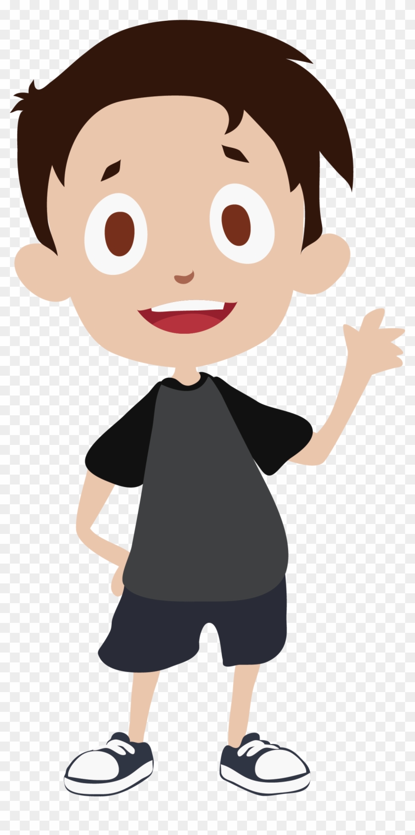 Thumb Human Behavior Cheek Illustration - Cartoon Boy Transparent Background #588903