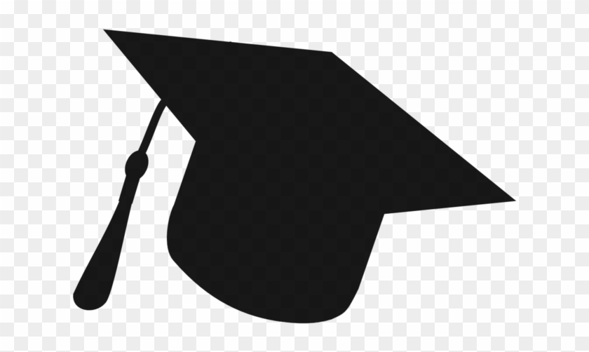 Graduation Hat Silhouette Red - Graduation Cap Royalty Free #588909