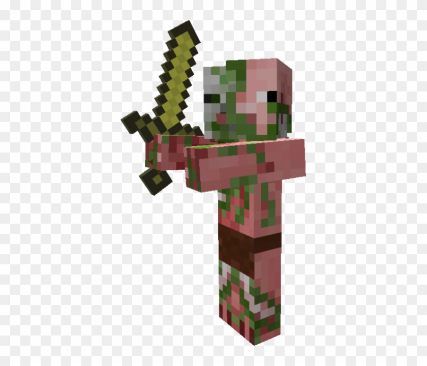 Minecraft Clipart Minecraft Zombie - Zombie Pigman In Minecraft #588954