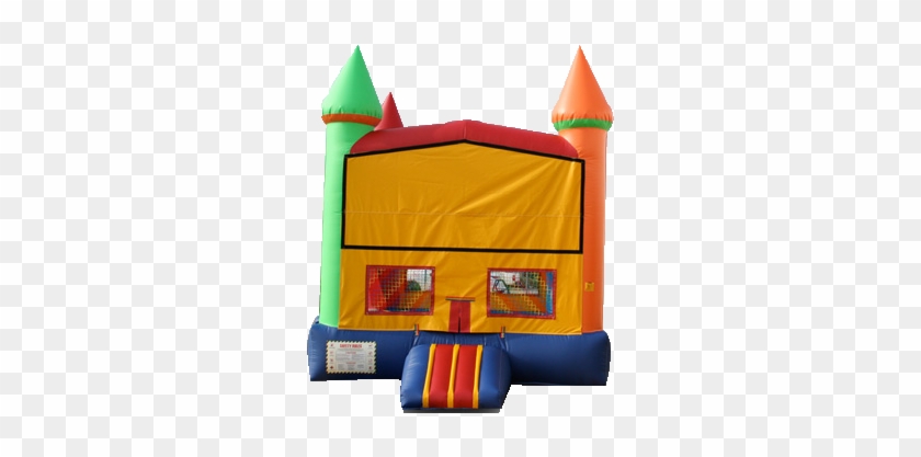 Ez Inflatables Rainbow Castle Module Combo Bounce House - Ez Inflatables Rainbow Castle Module Combo Bounce House #589056