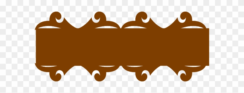 Brown Banner Png Pic - Brown Ribbon Banner Png #103557