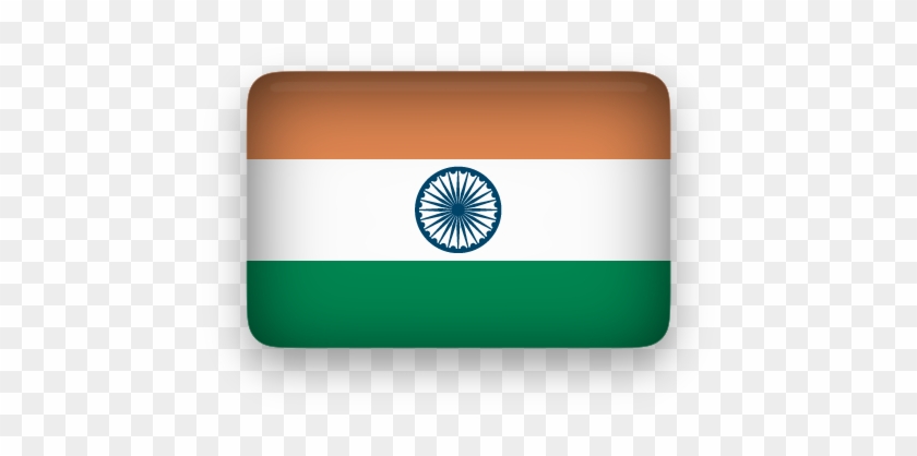 India Flag Clipart Rectangular - India Flag Icon Png #103617