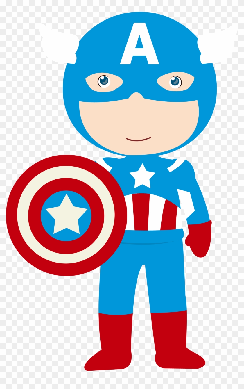 Cat Superhero, Superhero Clipart, Printable, Craft, - Capitao America Baby Png #103733