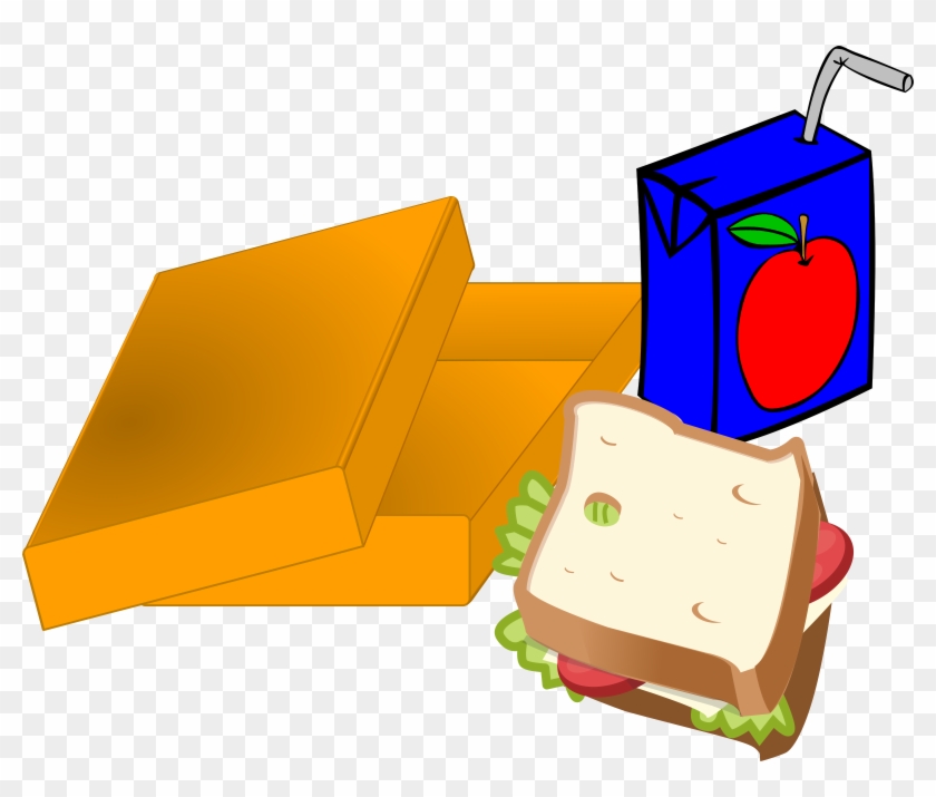 Clipart Lunch Box - Lunchpaket Clipart #103774