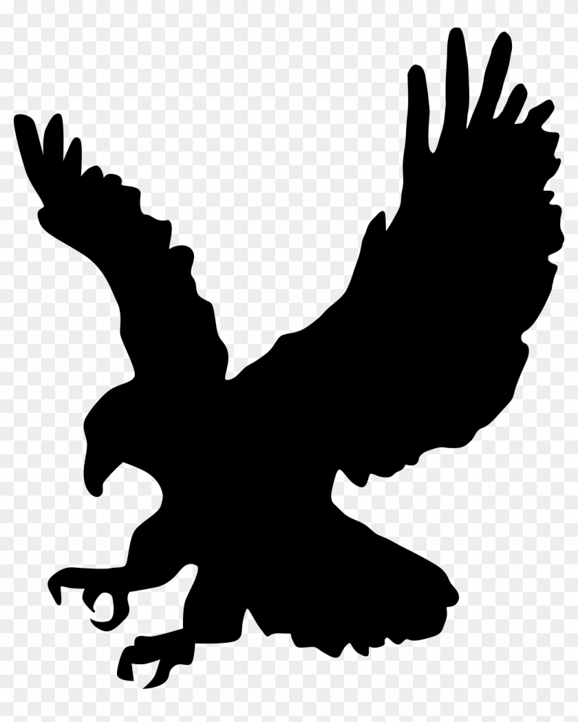 free eagle black and white clipart images