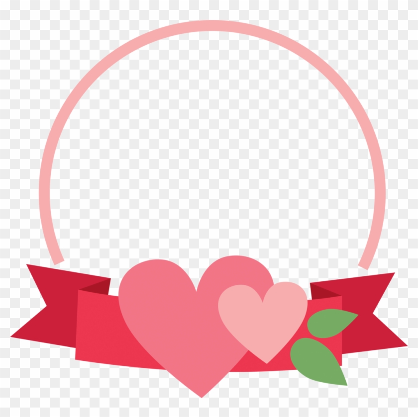 Banner Heart Frame Cookie Cutter - Banner Frames Png Transparent #103992