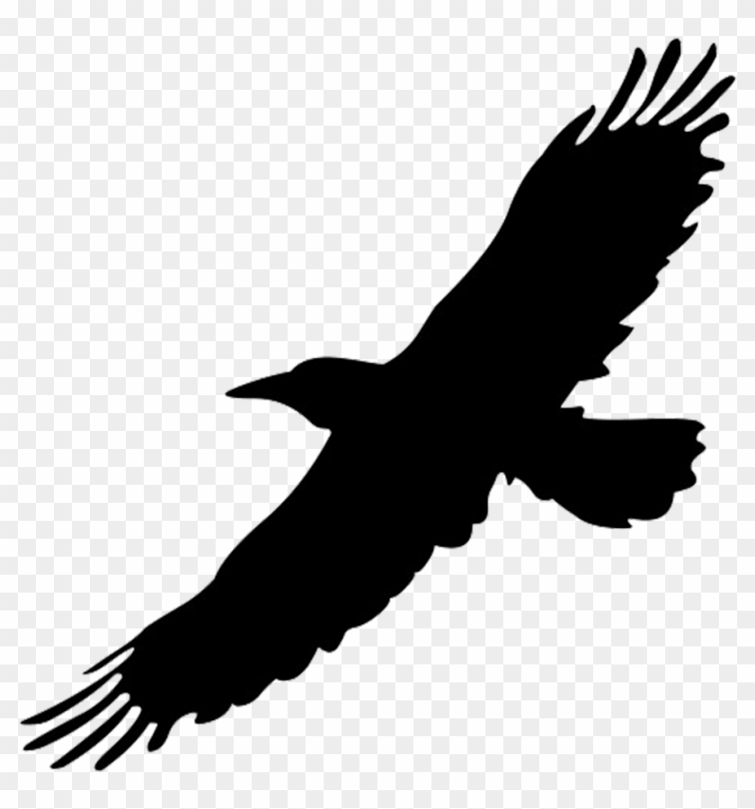 Big Bird Flight Crows Clip Art - Big Bird Flight Crows Clip Art #104058