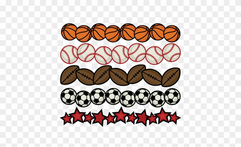 Baseball Clipart Border - Sports Border Clipart #104047