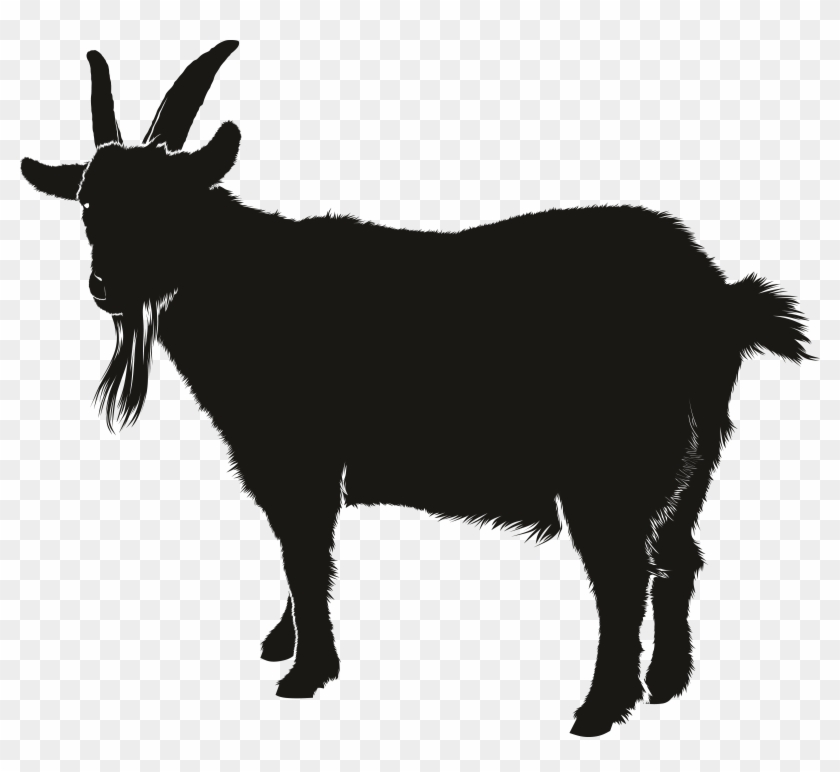 Free Clipart Of A Goat - Goat Vector #104153
