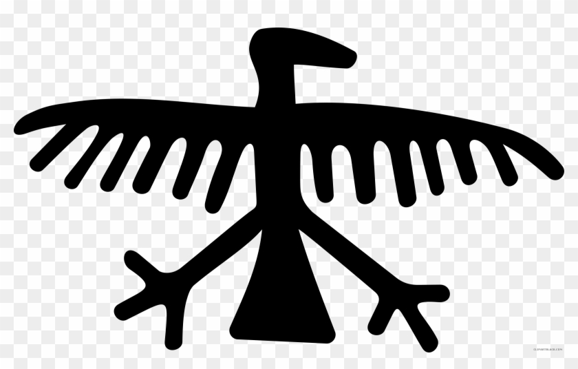 American Eagle Clipart Black And White - Eagle Petroglyph #104159