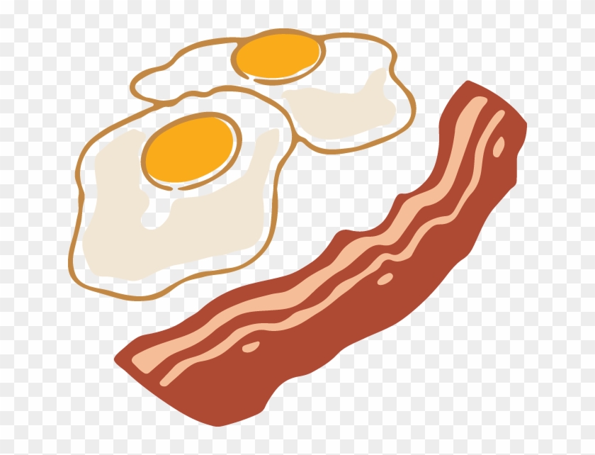 574 - Bacon And Eggs Clipart #104246