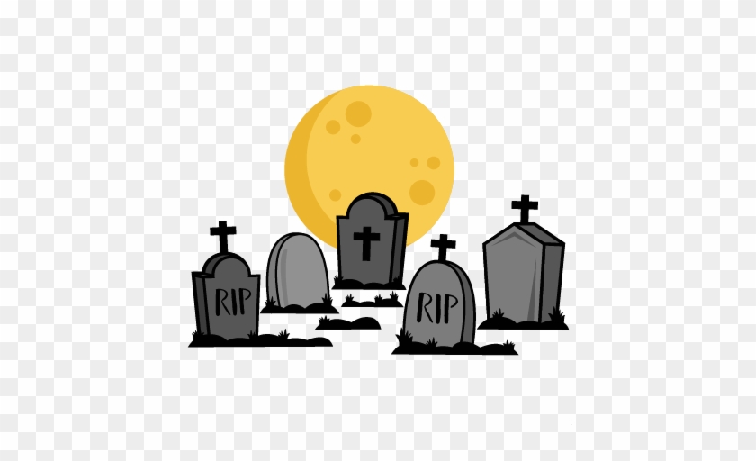 Cute Graveyard Cliparts - Graveyard Clipart #104319