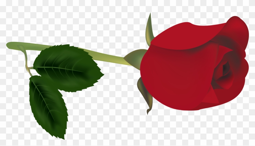 Bud Clipart Red Rose - Red Rose Bud Transparent #104335