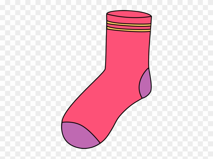 Pink Sock - Pink Sock Clipart #104443