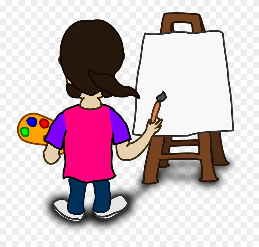Who Is In The Picture Artist - Painter Clipart #104456